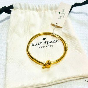 Kate Spade NWT Dainty & Delicate Gold 'Sailor's Knot' Bracelet